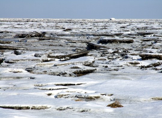 Eis im Lister Wattenmeer