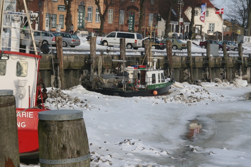 Winter im Hafen Tönning